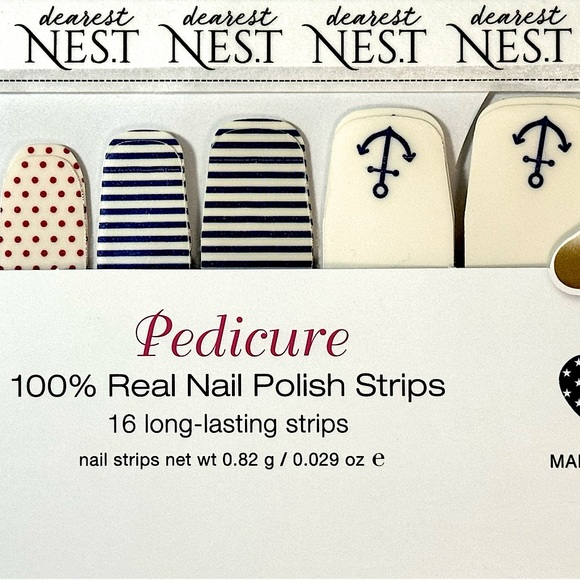 Color Street - Ship Ship Hooray, Pedicure (Hard to Find set) - Picture 4 of 5